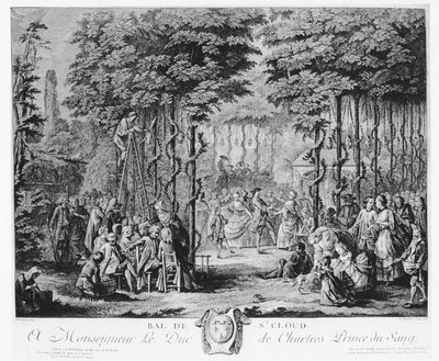 Ball in the Parc de Saint-Cloud by Etienne Fessard